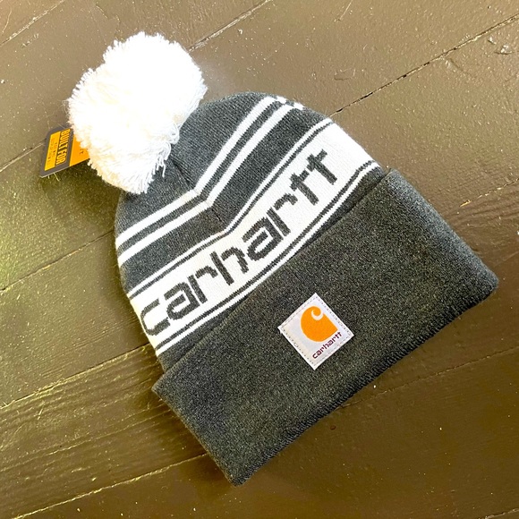 Carhartt Accessories - Carhartt unisex beanie gray /white osfa